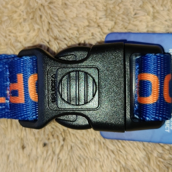 💥HP 💥Nylon Max & Neo Martingale Collar Blue/Orange "Adopt Me" 14"-16.25 - Picture 9 of 10